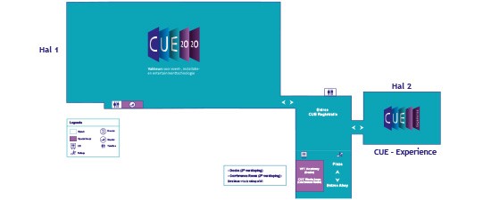 Plattegrond CUE2020